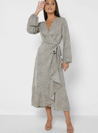 Belted Midi Dress