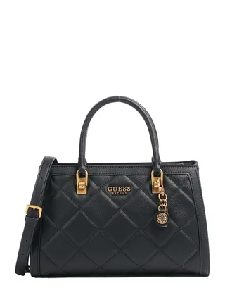 Guess Abey Peony Handbag White Cilento Designer Wear 