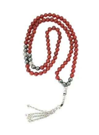Carnelian Stone Prayer Beads 