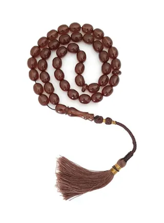 Unique Natural Zafron Prayer Beads 