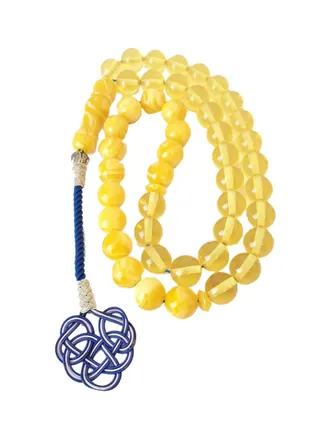 Amber Sand  Prayer Beads 