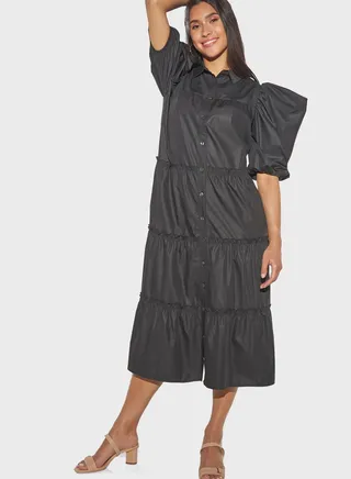 Button Down Shirt Dress 