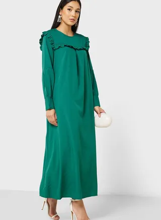 Ruffle Detail Dress 