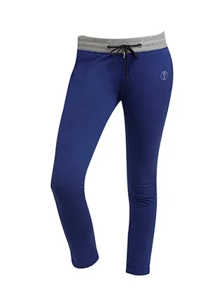 West Vogue Wide Waistband Trackpants Twilight Blue 