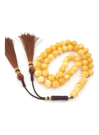 Islam Poland Amber Sand Prayer Beads 
