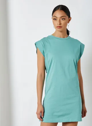 Cap Sleeve Dress Mint 