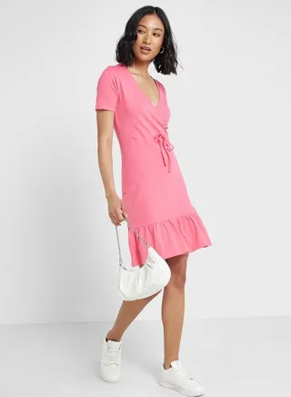 Wrap Tie Dress