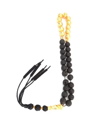 Natural Volcanic Stone Prayer Beads 