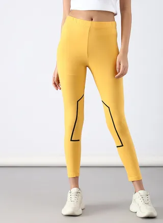 Skinny Fit Leggings Beige 