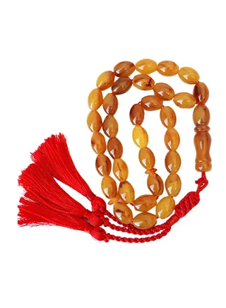 Deep Honey Prayer Beads 