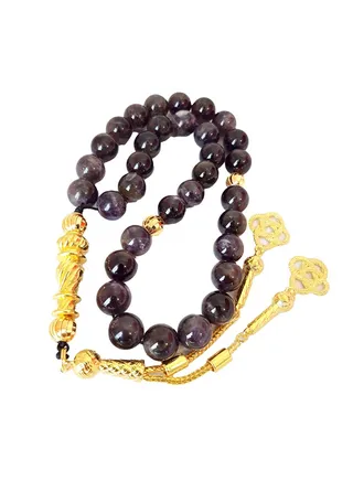 Natural Amethyst Prayer Beads 