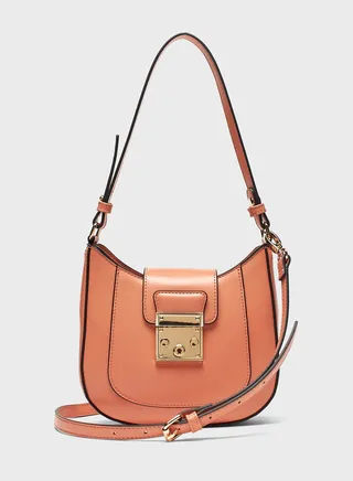 Zip Through Shoulder Bag 