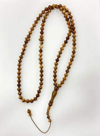 NATURAL KUKA WOOD BEADS MASBAHA PER PIECE 