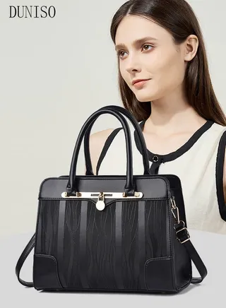 Women's Vintage Tote Bag Handbags with Large Capacity Faux Leather Shoulder Bag Ladies Fashion Designer Satchel Crossbody Bag with Detachable Strap for Ladies 