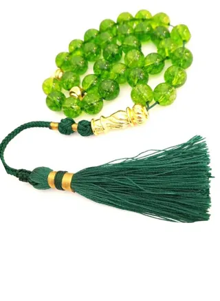 18k Gold Plated Tasbeeh Prayer Bead 
