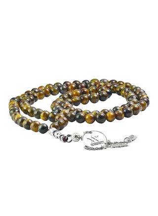 99-Tablets Rosary Crystal Prayer Beads 