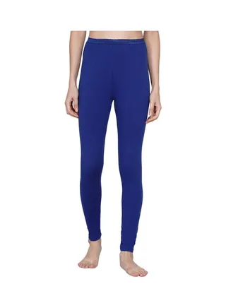 High Waist Ultra Soft Tummy Support Stretchy Leggings Imperial Blue 