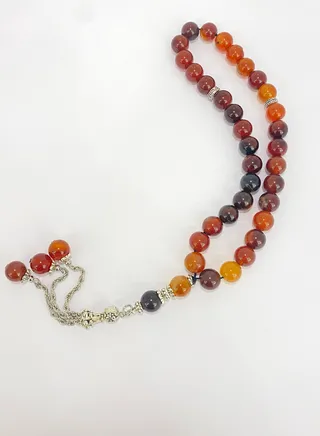 NATURAL AGATE STONE PRYAR BEADS 
