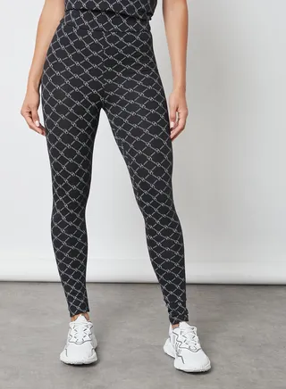Monogram Leggings Black 