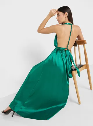 V-Neck Sleeveless Dress 