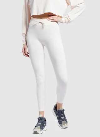 Wardrobe Essentials Ribbed Leggings CerPink 