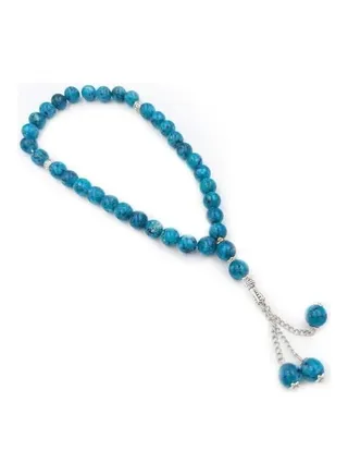 Natural Turquoise Stone Beads Tasbeeh 