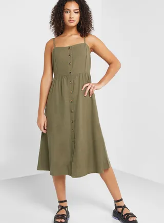 Tiered Strappy Dress 