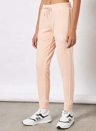 Piping Detail Sweatpants Pink 