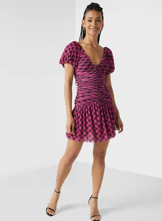 Ruched Detail Dress 