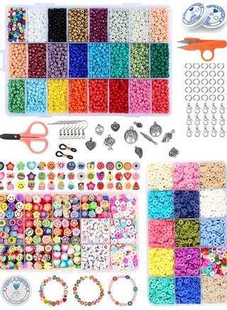 Mega beads kit for jewelery making 