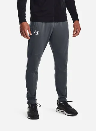 Pique Track Pants with Zipper Cuff 