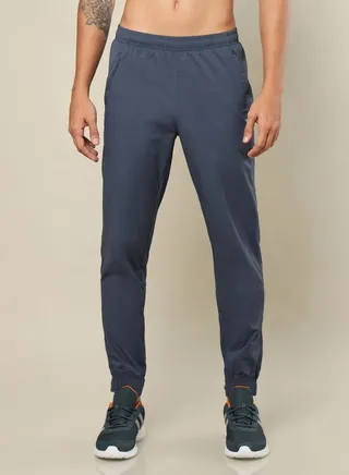 Solid Woven Trackpant with Cuff