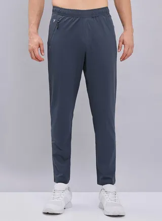 Solid 4-Way Stretch Track Pants