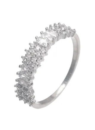 Silver Zircon Ring 