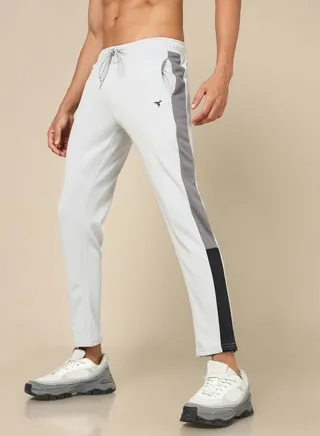 Side Striped 4-Way Stretch Relaxed Fit Track Pants