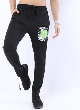 Groovy Printed Regular Fit Trackpants