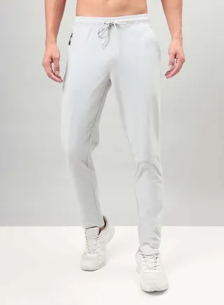 Solid Trackpants with Drawstring Closure