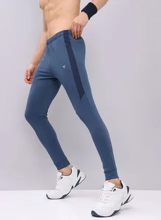 Contrast Panel Quick Dry Track Pants