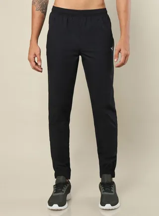 Solid Woven Trackpant with Cuff