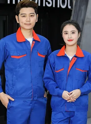 Cotton overalls suit wear-resistant thickened overalls workshop labor protection overalls 