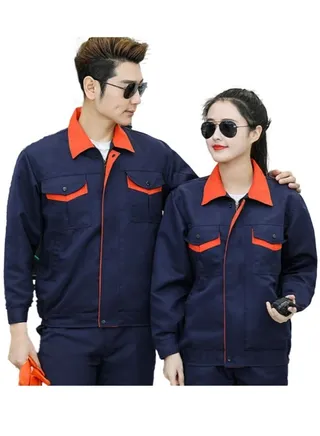 Cotton overalls suit wear-resistant thickened overalls workshop labor protection overalls 
