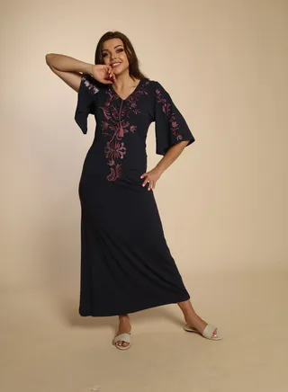 Distinctive viscose jalabiya 