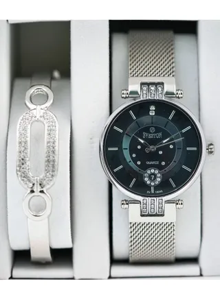 Sveston Womens Stainless Steel Set Watch SV 18405 