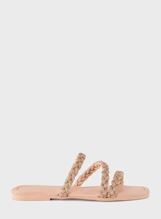 Lassa Side Strap Flat Sandals 