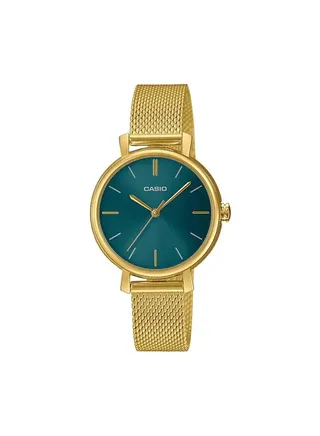 Women's Watch With Gold Bangle Set - LTP-2024VMG-3CDR 