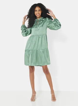 Tiered Dress Mint 