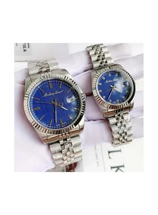 Mathey-Tissot Mathey III Quartz Blue Dial Couples watch H810ABU & D810ABU 