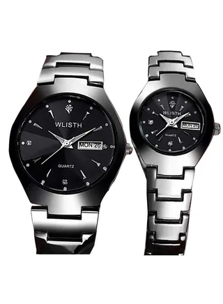 Waterproof Quartz Analog Couple Watch Set NSSB037006256 
