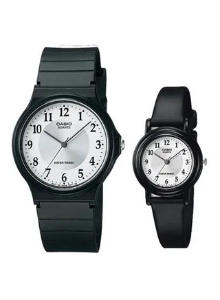Resin Analog Quartz Watch Set Q-24-7B3/LQ-139AMV-7B3 