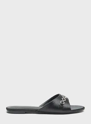 One Strap Flat Sandals 
